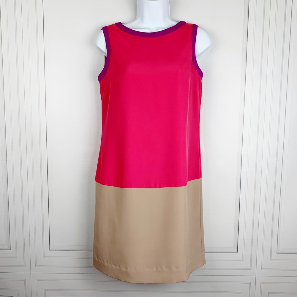 Ann Taylor Color Block Sheath Dress Sz 0